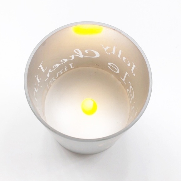Jingle Merry Jolly Cheer printed candle votive - Picture 4 of 7